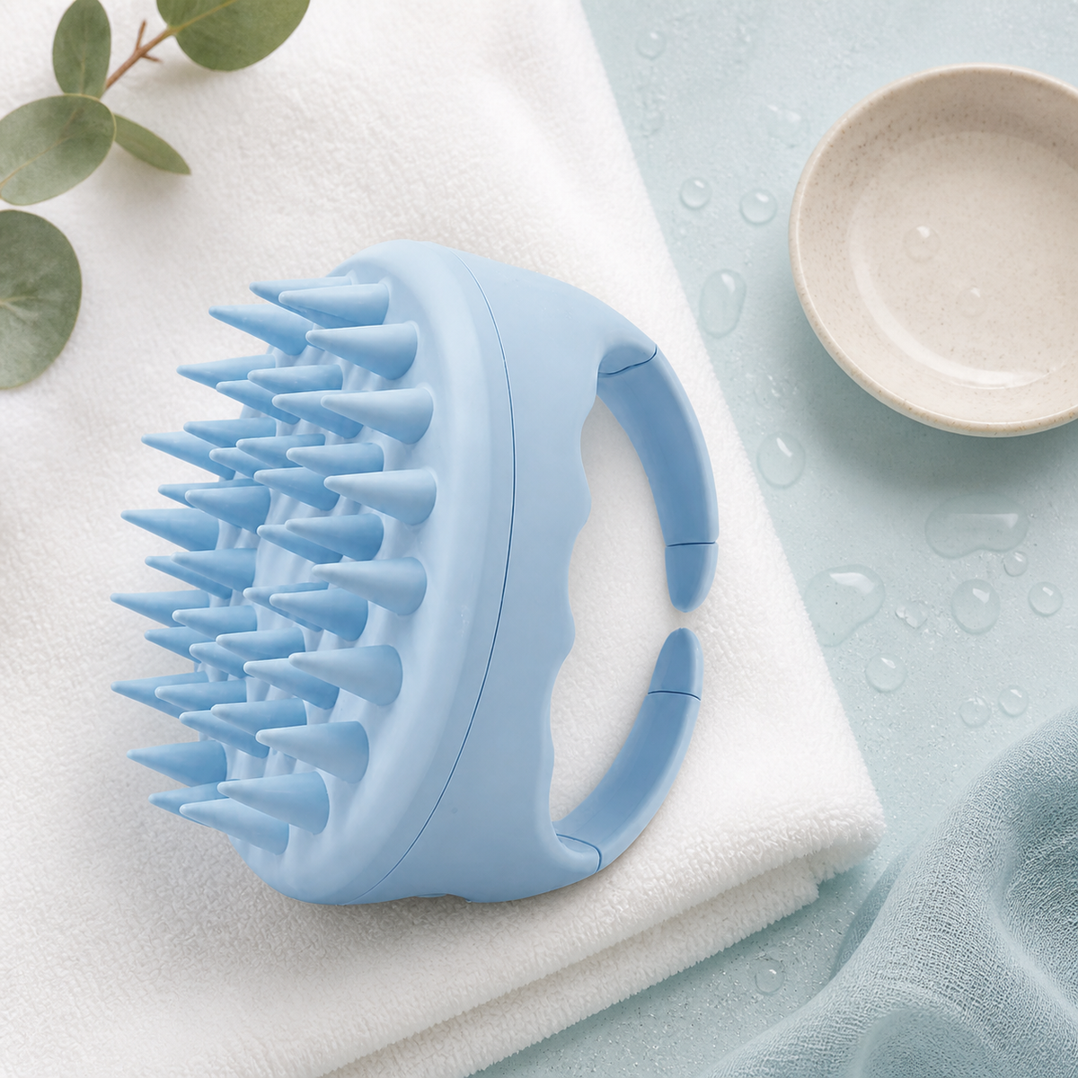 Silicone Scalp Massage & Shampoo Brush