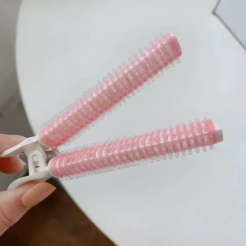 Heatless Hair Rollers & Root Volume Clips – Volumizing Curlers for Bangs