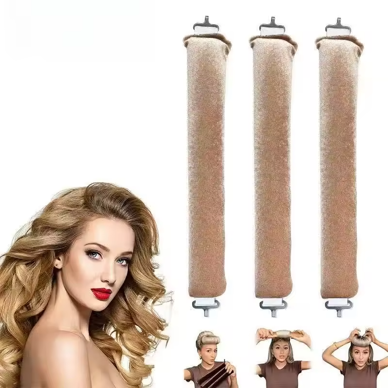 Heatless Hair Curlers – Overnight Curling Rod Headband for No Heat Curls