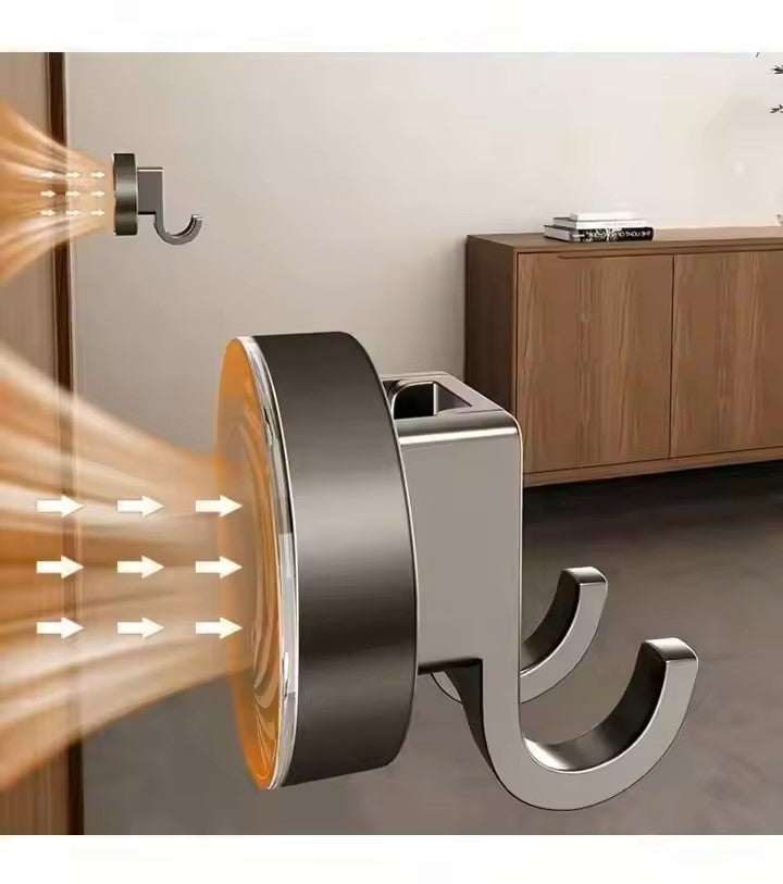 Suction Cup Double Hooks – No Drill Wall Mounted Bathroom & Shower Hooks