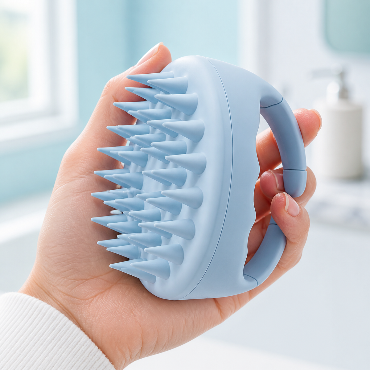Silicone Scalp Massage & Shampoo Brush