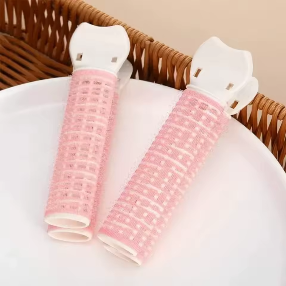 Heatless Hair Rollers & Root Volume Clips – Volumizing Curlers for Bangs