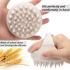 Hair Scalp Massager Shampoo Brush Scalp Exfoliator for Dandruff Removal for Hair Growth Wet Dry Scalp Exfoliator Brush - AliE