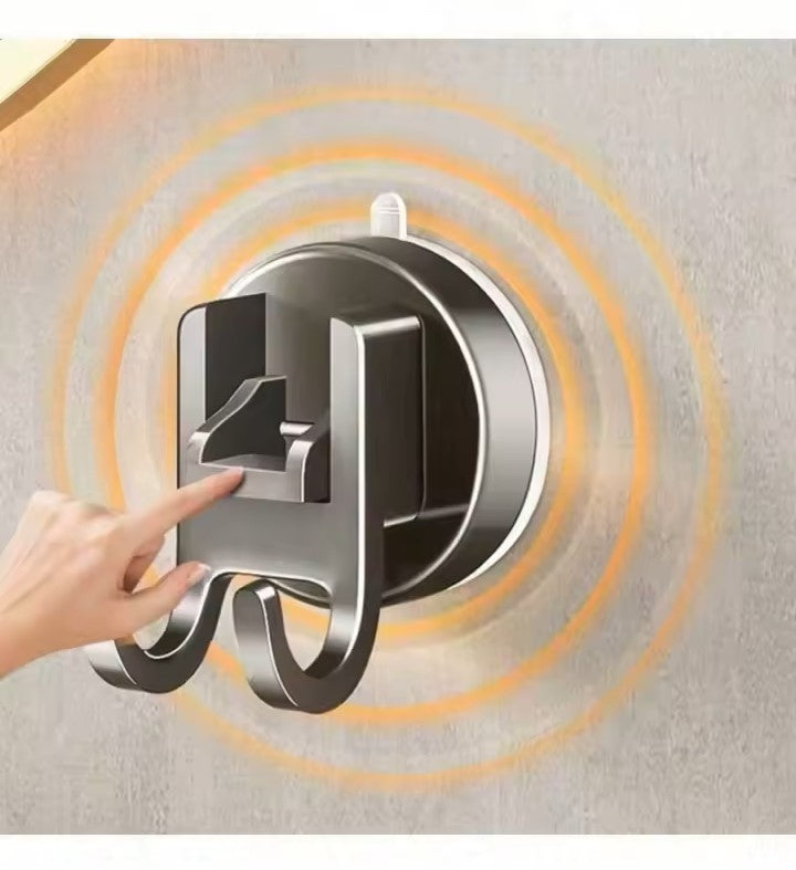 Suction Cup Double Hooks – No Drill Wall Mounted Bathroom & Shower Hooks